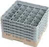 Cambro Camrack vaatwaskorf met 25 compartimenten max. glashoogte 25,7cm | DW556