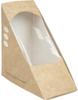 Vegware composteerbare kraft sandwichboxen | DW624