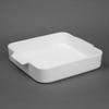 Olympia Whiteware Vierkante Braadslee 260x225x50mm (verpakking van 2) - DX386