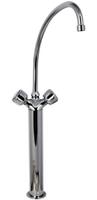 Heavy duty monobloc mengkraan met draaiknoppen, 30cm kolom en 20cm kraan | DY379