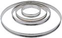 Matfer platte RVS taartring glad 24cm | E647