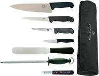 Victorinox 7-delige messenset met 21,5cm koksmes en foudraal | F221