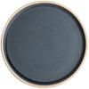 Olympia Canvas platte ronde borden blauw graniet 18cm | FA300