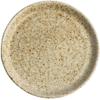 Olympia Canvas ronde borden met smalle rand crème 18cm | FA337