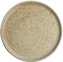 Olympia Canvas ronde borden met smalle rand crème 26,5cm | FA338