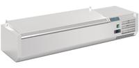 Opzetkoelvitrine | 5x GN 1/4 | RVS Deksel | Polar G-serie FA854