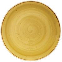 Churchill Stonecast Mustard Lotus Evolve Coupe Bord 32.4 cm Pak van 6 - FF681