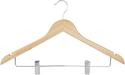 Bolero Houten Hanger met Antislipclips (pak van 10) - FU396