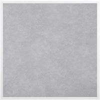 Bolero Tafelblad van Gehard Glas met Lichtgrijs Steeneffect en Witte Rand 700 mm voor Buiten - FU514