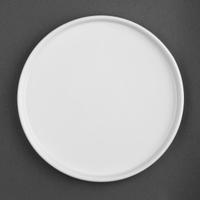 Olympia Whiteware Platte Ronde Borden 268 Mm (4 Stuks) - Olympia FW814