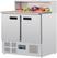Gekoelde saladette | 2 deuren | Marmeren werkblad | Opzet 5x 1/6GN | 288 liter | Polar G603 10