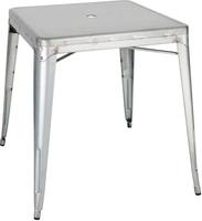 Bolero Bistro Gegalvaniseerd Stalen Tafel Vierkant 668mm - Bolero GC866