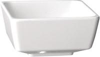 Vierkante melamine kom Float 19cm wit | GF096