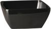 Vierkante melamine kom Pure 12,5cm zwart | GF135
