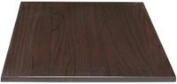 Bolero vierkant tafelblad donkerbruin 70cm | GG639