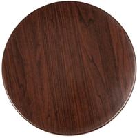 Bolero rond tafelblad donkerbruin 60cm | GG643
