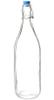 Olympia glazen waterfles 1 liter - 6 stuks - GG930