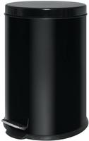 Pedaalemmer RVS 20ltr zwart | GG978