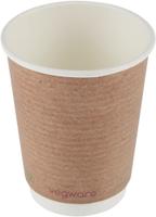 Vegware 89-serie dubbelwandige bekers composteerbaar 340ml (500 stuks) | GH021