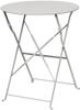 Bolero ronde stalen opklapbare tafel grijs 59,5cm | GH556