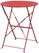 Bolero ronde stalen opklapbare tafel rood 59,5cm | GH560