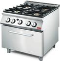 Gastro M gaskooktoestel met gasoven 70/80 CFGB | GL928