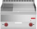 Gastro M 600 elektrische bakplaat 1/2 glad1/2 geribbeld 60/60 FTRE |  GN027