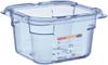 Araven | Voedseldoos | ABS | Blauw | GN1/6 | 10cm hoog | GP571