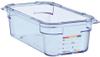 Araven | Voedseldoos | ABS | Blauw | GN1/4 | 10cm hoog | GP575