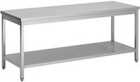 Werktafel | RVS | Onderblad | 120cm breed | 60cm diep | GS003