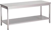 Werktafel | RVS (AISI304) | Onderblad |140cm breed | GS033