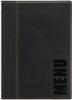 Securit menumap Trendy A4 zwart | H713