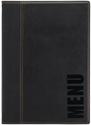 Securit menumap Trendy A4 zwart | H713
