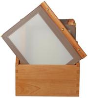Securit menumappen set 20st. hout A4 groen | H762