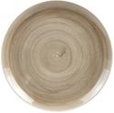 Churchill Stonecast Patina Antique Taupe Coupe Evolve Coupe Bord 32.4 cm Pak van 10 - HC786