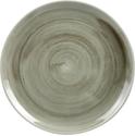 Churchill Stonecast Patina Burnished Green Evolve Coupe Bord 28.6 cm Pak van 12 - HC806