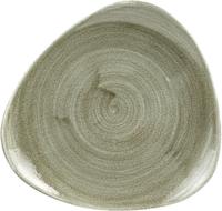Churchill Stonecast Patina Burnished Green Lotus Bord 19.7 cm Pak van 12 - HC814