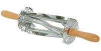 Tellier Gobel RVS Croissant Roller Cutter met Houten Handvat 510x95x95mm - HS517