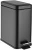 Jantex Slanke Washroom Prullenbak Zwart 5ltr - HT476