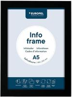 Europel Info Frame / Zelfklevende Set 2 Stuks A5 Zwart - HU458