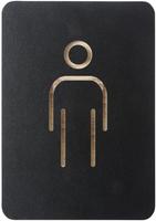 Europel Pictogram Teken Man Zwart - HU471