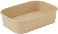 Fiesta Recycleerbare Rechthoekige Voedselcontainers 500ml (Pak van 300) - HW620