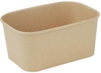 Fiesta Recycleerbare Rechthoekige Voedselcontainers 1000ml (Verpakking van 300) - HW623