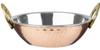 Olympia Koperen Kadai Schotel RVS Messing Handvatten 660ml - HY129