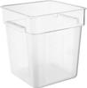 Vogue HY405 Hygiplas Polycarbonaat Vierkante Opslagcontainer 15Ltr
