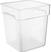 Vogue HY405 Hygiplas Polycarbonaat Vierkante Opslagcontainer 15Ltr
