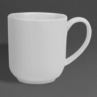Olympia Whiteware Grote Afgeronde Mokken 410ml (6 Stuks) - HY541