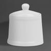 Olympia Whiteware Pier Suikerpot met Deksel - 250ml (Doos 6) - HY547