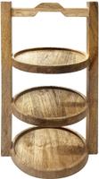 Olympia 3-Laags Stand Mango Hout voor 150mm Borden - HY750