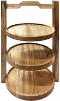 Olympia 3-Laags Standaard Mango Hout voor 200 mm Borden - HY751